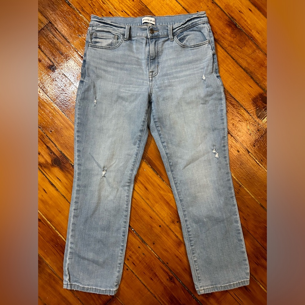 Studio Blue_Light Blue Straight Denim Jeans_ Size 29